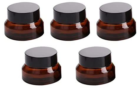 Cabilock 5pièces Pots Crème Opaques Vides Pots Maquillage Flacons Crème Visage Vides Pour Voyages Maison