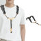 Haowul Saxophongurt Leder Verstellbares Saxophon Schultergurt Saxophon Lanyard Musical Instrument Accessoires