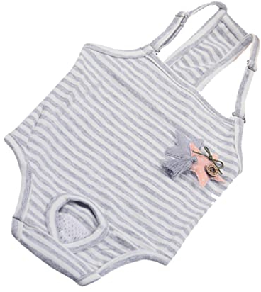 WOONEKY Welpe Hosenträger Physiologische Hosen Tragetuch Für Kleine Hunde ädchenhosen Kätzchenwindeln Katzenwindel Waschbare Hundehosen Mit Hosenträgern Periodenpolster Für Vogelwindel