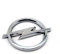 HORREX Auto Emblem für Opel GT 2006-2009, ABS 3D Aufkleber Ornament Abzeichen Logo Abzeichen Sticker Abziehbilder Front Motorhaube Kofferraum Auto Zubehör