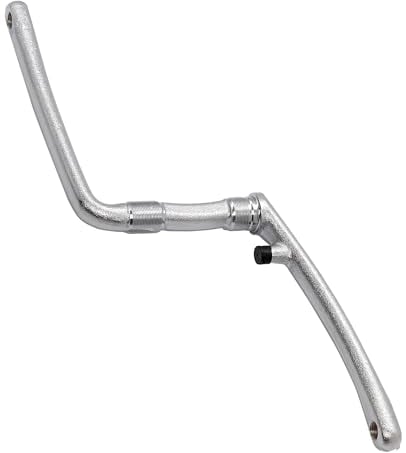 P4B | Einteilige BMX Kurbel aus Stahl | 170 mm | In Silber