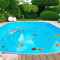 Cubierta para Piscina, Cubiertas de Verano para Piscinas elevadas, Cubierta de Manta Solar para Piscina Azul de 100 cm/200 cm/300 cm/400 cm, película Rectangular de Aislamiento tér