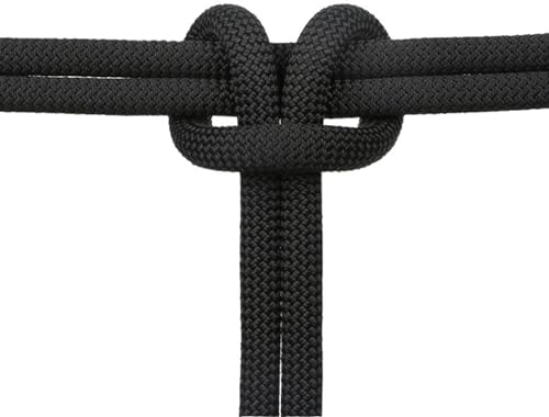 Outdoor Kletterseil 10M Camping Klettern Seil 10mm 11mm Statische Seil Durchmesser 5200lbs Hohe Festigkeit Lanyard Sicherheit Klettern Ausrüstung Überleben Statisches Kletterseil ( Color : 11mm-Black-