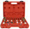 aqxreight 26Pcs Set Automotriz Aire Acondicionado Fuga Detector Herramientas Auto AC Detección Probador Reparación Herramientas para Coche Camión Auto AC Compresor