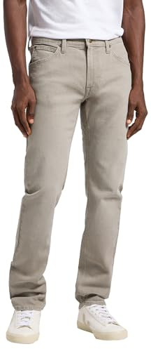 LEE Men's Daren Zip Fly Pants, Black Stone, 31/32