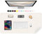 Large Desk Mat 90 x 43 CM, PU Leather Desk Pad Protector, Non-Slip Large Mouse Pad with Suede, Easy Clean Computer Mat for Desk, Office Desktop Mat for Keyboard, Desk Table Mat (Ivory White)