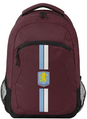 FOCO Officially Licensed Aston Villa FC Football Ultra Action Backpack