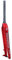 BSFHQS Fourche Rigide VTT en Carbone 27.5 29 Fourche Universelle Boost pour Vélos De Montagne À Axe Traversant 15 * 110mm Frein À Disque Fourche Avant À Conique 1-1/2''(Matte Red,29in)