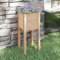 Jardinière d'extérieur 31x31x70 cm Bois de pin Massif,Pots & Cache-Pots,5.25KG-810779
