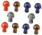 HAPINARY 10pcs Miniature Crystal Mushroom Decor for Flowerpots and Aquariums Unique Natural Stone Adornments for Landscapes and Crafts