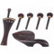 Geige Zubehör Violine Ebenholz Zubehör Originalfarbe(Black circle edge,5-10 sets)