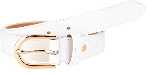 MIRROSI Ledergürtel Damen Herren Gürtel, Made in Italy, 3cm breit