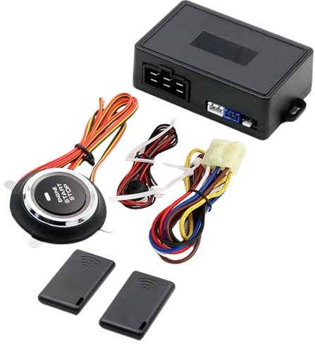 12V RFID Wegfahrsperre Anti-Hijacking Auto Alarm System Smart Circuit Cut Off Intelligente One Touch Start System for Auto Sicherheit Einfache Installation und breite Kompatibilität