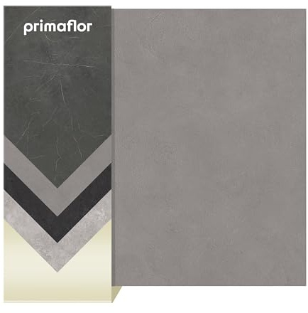 Primaflor PVC Boden Blacktex | Beton Cire 906M | 200x150cm | 2,00 m Breite | Betonoptik für Wohn-, Büro- und Feuchträume; 2,8 mm stark, R10, Nutzungsklasse 41 und für Fußbodenheizung geeignet