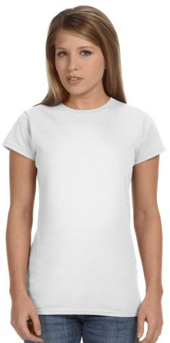 Gildan Ladies Soft Style Short Sleeve T-Shirt (S) (White)