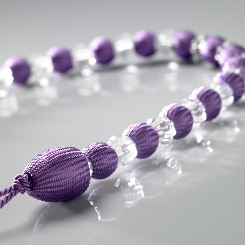 Alan Symonds Earle Beaded Rope Curtain Tie Back, Mauve