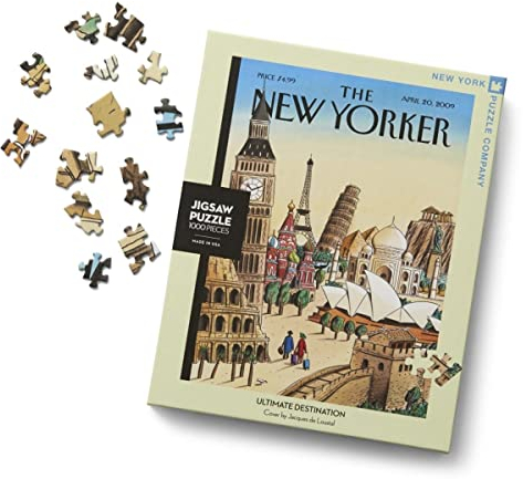 New York Puzzle Company - New Yorker Ultimate Destination - 1000 Piece Jigsaw Puzzle