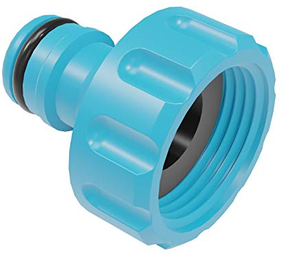 Cellfast Anschluss mit Innengewinde, Hahnanschluss, Hahnverbinder, Schlauchverbinder, BASIC 3/4, 50-215, Blau