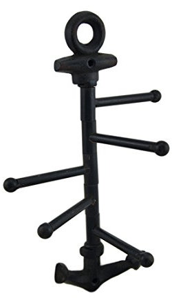 Zeckos Cast Iron Nautical Anchor Pivoting Wall Hook