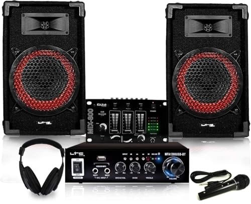 Ibiza Pack d'initiation 11-15 Ans DJ-Player 2 Bluetooth Noir