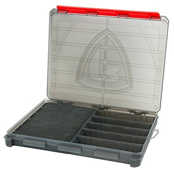 Fox Rage Compact Storage Box Large 28x22,56x3cm - Tacklebox für Jighaken & Angelhaken, Angelbox, Kleinteilebox, Box für Jigköpfe
