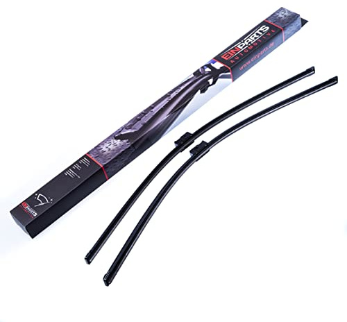 EINPARTS Scheibenwischer mit Spoiler Vorne Länge 1: 710mm Länge 2: 650mm Flachbalkenwischblatt Kompatibel mit RENAULT Espace 4 JK0/1 Side Lock EPWBDA2827R