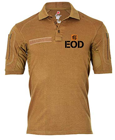 Copytec Tactical Polo EOD Typ2 Kampfmittelbeseitigung Minen Entschärfer Pionier Kampfmittel-Räumer Bekleidung #24114, Größe:S, Farbe:Sand