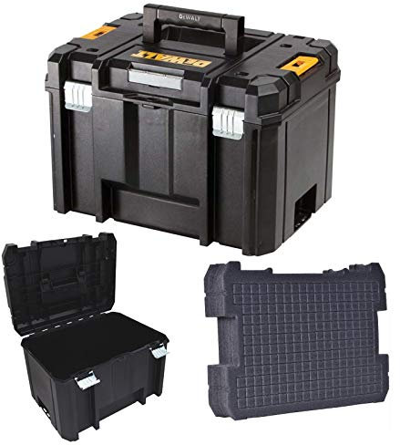 Dewalt DWST1-71195 TSTAK VI Deep Tool Storage Case + 50mm Shadow Foam Insert