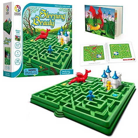 Smart Games - Sleeping Beauty Deluxe, Puzzle Game with 60 Challenges, 3-7 Years