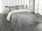 ABAKUHAUS Grau Tagesdecke Set, Diamant-Platten-Effekte, Set mit Kissenbezügen Waschbar, für Einselbetten 170 x 220 cm, Grau
