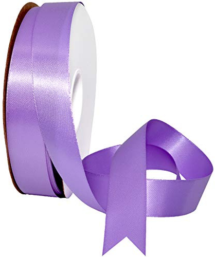 Morex Ribbon Double Face Satin Ribbon 7/8 X 50 YD Hyacinth Ribbon for Gift Wrapping, Birthday Gift Cards, Satin Dress for Women, Silk Ribbons for Crafts, Wedding Gifts for Couple