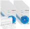 Signia Lot de 120 piles auditives taille 675, 20 x 6 piles PR44 bleues 24600 + boîte de rangement EWANTO pour 2 piles (10, 13, 312, 675), boîte de rangement transparente pour piles boutons < 12 mm,