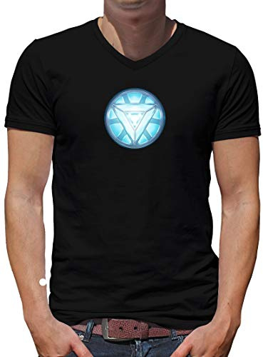 TShirt-People Arc 3 Reactor V-Kragen T-Shirt Herren Stark Iron Tony