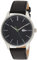 Lacoste Analog Quarzuhr für Herren Kollektion Vienna mit Schwarzes Lederarmband - 2011047