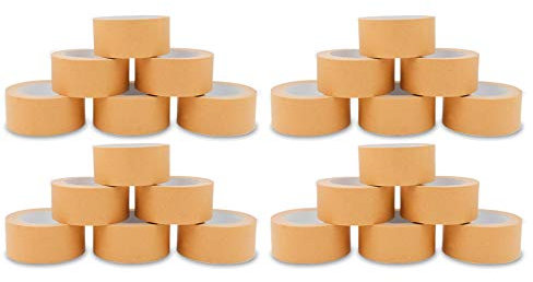 Papierklebeband Papierband mit Naturkautschukkleber 50mm braun (24 Rollen)