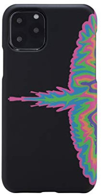 MARCELO BURLON COUNTY OF MILAN Cover/Custodia Compatibile con iPhone 11 Pro-Custodia Burlon Originale con Vetro temprato 9H - Rigida - Soft Touch e Antiurto - Protezione Frontale rialzata