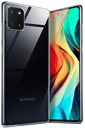 moex Aero Case für Samsung Galaxy Note 10 Lite Hülle Durchsichtig, Silikon Handyhülle Transparent, Clear Case Ultra Slim, Backcover Schutzhülle Dünn, Silikonhülle Minimalistisch, Klar
