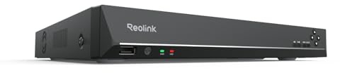 REOLINK 36CH Network Video Recorder for Home Security Camera System, No PoE Port, Requires Reolink PoE Switch, Integrated O/I Alarm System, Up to 48TB Storage, No HDD Included, RLN36