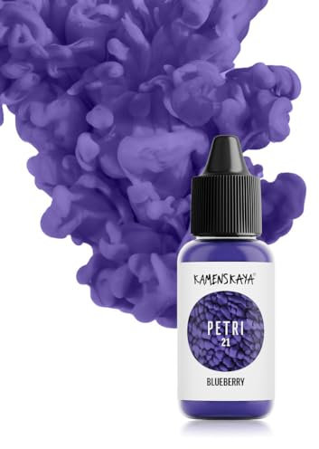 KAMENSKAYA Alcohol Ink für Epoxidharz Petri Art: Blaubeeren Alkohol Ink für Harz, 15 ml
