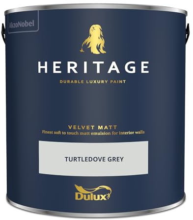 Dulux Heritage Velvet Matt 2.5L Turtledove Grey