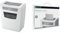 Leitz IQ Set Office S Aktenvernichter, 14-12 Blatt Kapazität (70-80 g/m²), Partikelschnitt, Sicherheitsstufe P4, 23L Abfallbehälter, Besonders leise, weiß, 80990000 + Leitz IQ Ölblätter 80070000