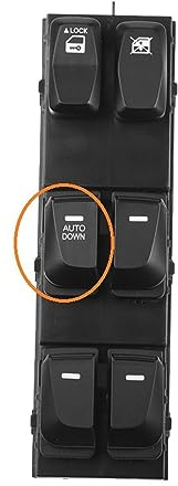 Botonera Elevalunas para Hyundai para IX35 para Tucson 2010-2015 Interruptor Eléctrico Ventana Lateral Conductor Delantero Izquierdo 935712S000 Interruptor Ventana Eléctrica (Size : D)