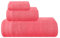 MALLONI Home Ultra weiches 3er-Pack Baumwoll-Handtuch-Set, enthält EIN übergroßes Badetuch 70 x 140 cm, EIN Handtuch 40 x 60 cm und EIN Waschbett 30 x 30 cm, Korallenorange
