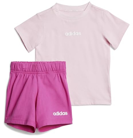 adidas Unisex Baby Essentials Linear Logo T-shirt Set Jogginganzug
