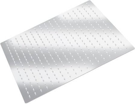 Soffione Doccia a Pioggia Quadrato Soffione Doccia Moderno in Acciaio Inossidabile da 20 Pollici Soffione Doccia a Pioggia Quadrato 50x50 Cm Soffione Doccia a Pioggia in Acciaio