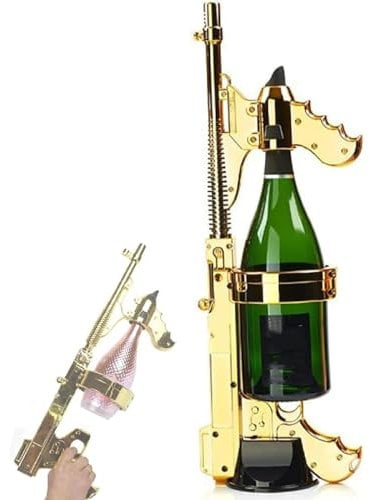 Pistolet pulvérisateur à champagne, bouchon à vin multifonction pour pistolet à alcool, avec une distance de prise de vue plus longue, accessoires d'ambiance de bar, facile à nettoyer, pour les fêtes