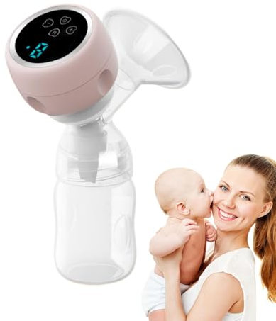 Tire Lait Électrique, 4 Modes Et 9 Niveaux, Pompe D'allaitement Électrique Portable, Tire Lait Sans Fil Et Silencieux Avec Ecran LED Anti-retour, Tire-Lait Électrique Avec Biberon