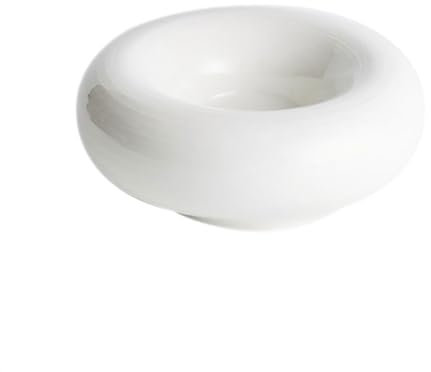 Servizio da tavola Ristorante creativo dell'hotel Stoviglie personalizzate in ceramica Piatto da pranzo bianco semplice Piatto da dessert in ceramica ad alta temperatura Servizio di piatti(Piccolo)