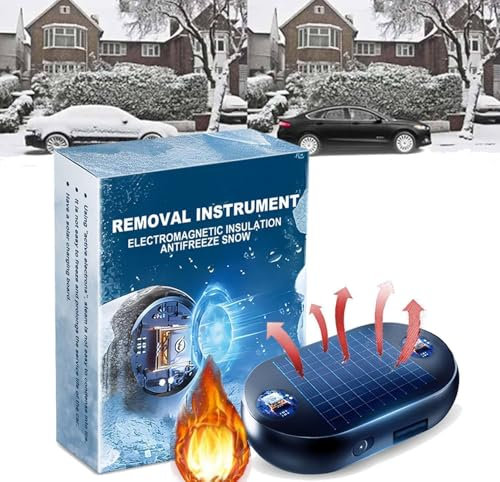 Auto Enteiser Tragbare Kinetische Molekularheizung,Auto Frostschutz Gerät,Elektromagnetische Wellen als Frostschutz und Schneeräumgerät,Auto Enteiser,Mikrowellen Molekular Enteisung Instrument (1PC)