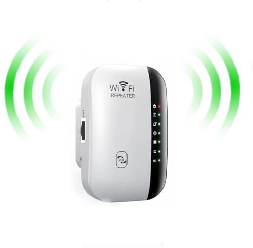 Amplificador Señal WiFi Potente 200 m² | Repetidor WiFi Largo Alcance | Extensor de WiFi Repetidor | Repetidor de Señal WiFi Extensor WiFi | Amplificador WiFi | WiFi Extender Universal